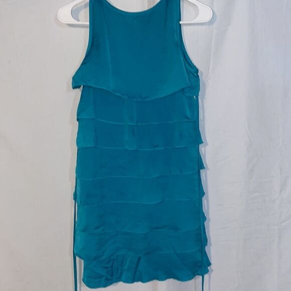 Juniors blue fringe dress - Picture 5 of 7